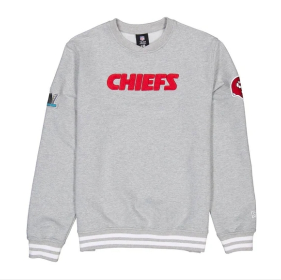 New Era Kansas City Chiefs Logo‎ Select Long Sleeve Sweatshirt - Picture 1 of 8